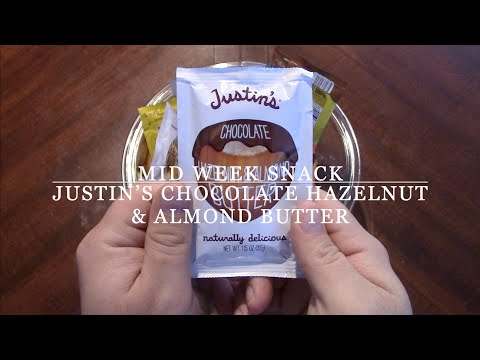 Mid Week Snack | Justin's Chocolate Hazelnut & Almond Butter