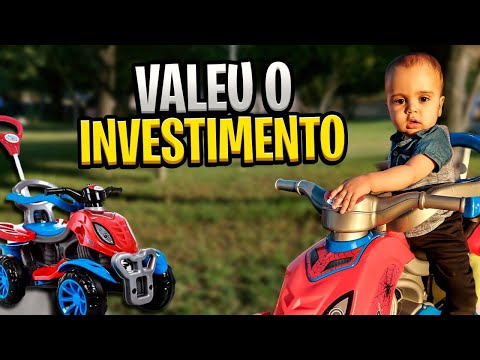 Quadriciclo Spider Caixa Maral Multicor é bom? Nossa experiência com o Quadriciclo Com Haste ?️