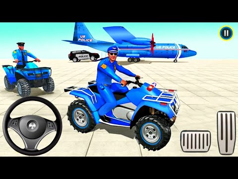US Police ATV Quad Bike Transport Truck Simulator 2021 - Android Gameplay