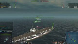 Torpedo Bombing - Steel Ocean Tier 9 Aircraft Carrier Gameplay - Illustrious