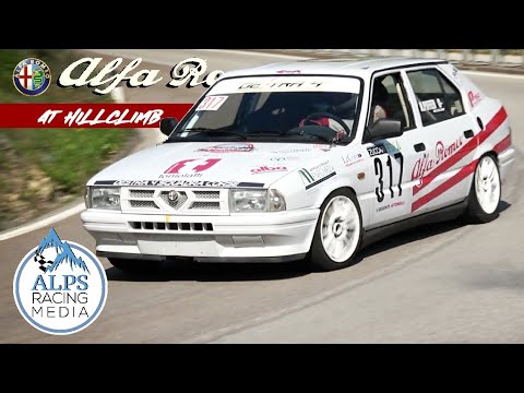 Alfa Romeo 33 at hillclimb | best of boxer sound - cronoscalata Bergrennen course de côte [HD]