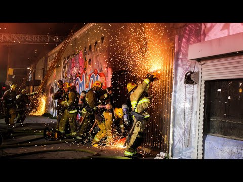 Fire City-Commercial Fire in South LA