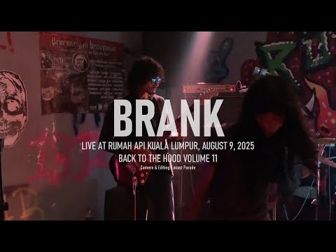 Brank live @ Rumah Api - August 9, 2025 [Multicam / Fullset]