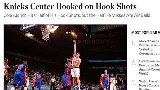 Cole Aldrich airballing hookshots