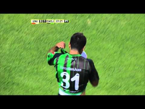 Gol de Dening. Unión 0 - San Martín 1. Fecha 4. Primera División 2016
