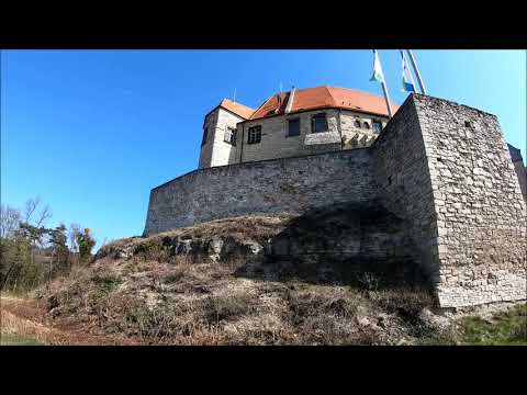 Schloss Neuenburg (Freyburg) am 08.04.2018
