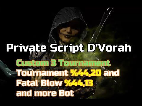 D'Vorah Custom 3 Tournament Update 🏆 Advance Combos | MK11 Ultimate Script Cronus Zen and Titan
