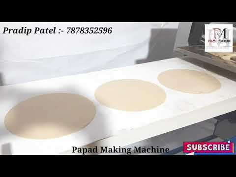 Papad Making Machine and Pani Puri Making Machine Manufacturer | Prime ...