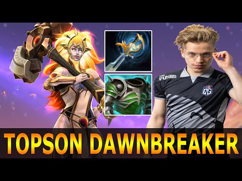TOPSON NEW HERO DAWNBREAKER - NEW PATCH 7.29 | DOTA 2 Gameplay