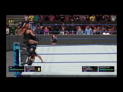 WWE 2k19 Trish Stratus vs. Becky Lynch SMACKDOWN