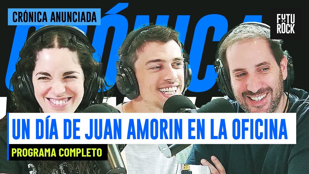 CRÓNICA ANUNCIADA con JUAN AMORIN, JOSE AMORE, POLI SABATÉS y SEBA CAZÓN | EN VIVO