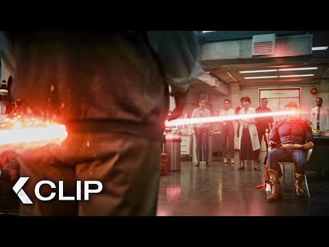 Homelander Lasers a Hole Through Marty - THE BOYS Clip