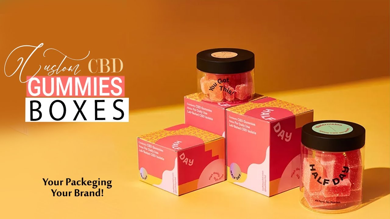 Custom CBD Gummies Boxes | CBD gummies Packaging
