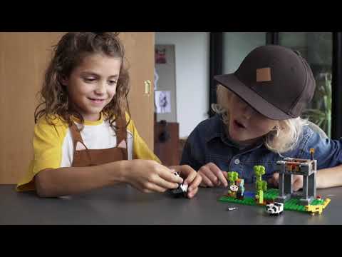 Конструктор Lari «Питомник панд» 11475 (Minecraft 21158) / 210 деталей