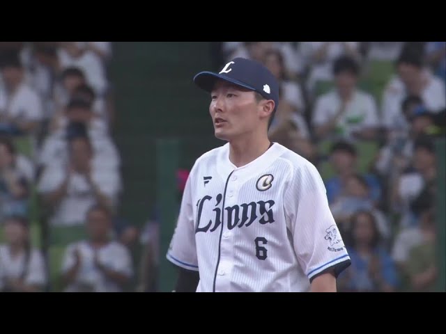 【2回表】流石の落ち着いた判断!! ライオンズ・源田壮亮 進塁を防ぐ完璧な守備!!  2024年6月16日 埼玉西武ライオンズ 対 横浜DeNAベイスターズ