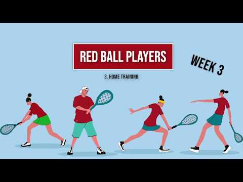 Tennis at home for Red ball players vol. 3
