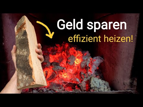 Less wood needed! Use your wood-burning stove/tile stove sparingly and efficiently with this meth...