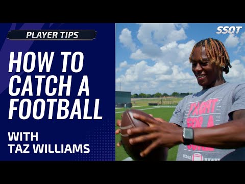 Mastering the Catch with Taz Williams Jr. | Football Tips from Red Oak High