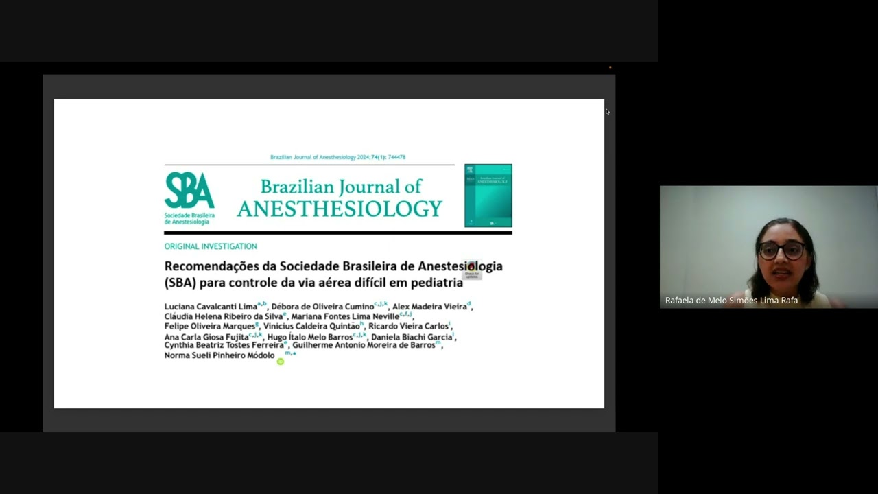MEP Brasil Aula 19 - A tão temida Intubacao orotraqueal pediátrica ainda é um desafio pra você?