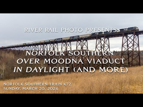 Norfolk Southern Over Moodna Viaduct In Daylight (And More)