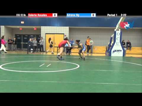 69 KG R1 - Valerie Rosales (Wayland Baptist) vs. Adrena Ng (Jimmie)