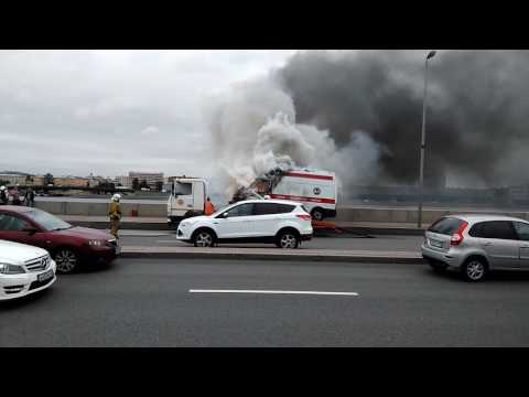 🚒 Случай 🔥 в Питере.Горит Скорая помощь🚑