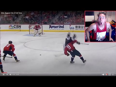 REACTING TO NHL'S BIGGEST HITS OF ALL TIME ( PART 1 )