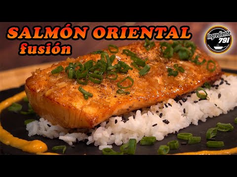 🍣 Como hacer SALMON receta FACIL y RAPIDA (( Fusión Oriental )) | Ingrediente 791