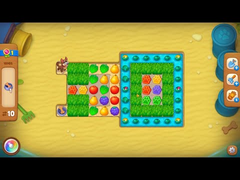 Gardenscapes level 10905 No Boosters Gameplay