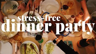 I Hosted a STRESS FREE DINNER PARTY and You Can Too | recipes and step by step instructions