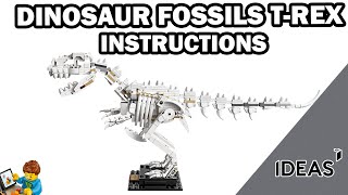 LEGO INSTRUCTIONS - Dinosaur Fossils T-REX - IDEAS - LEGO Set 21320