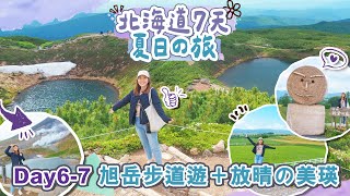 【北海道7天夏日の旅】Day6-7北海道最高の旭岳1.5小時絕景步道遊😍＋放晴美瑛不得了＋旭川大黑屋羊肉＋美味湯咖喱推介🤤