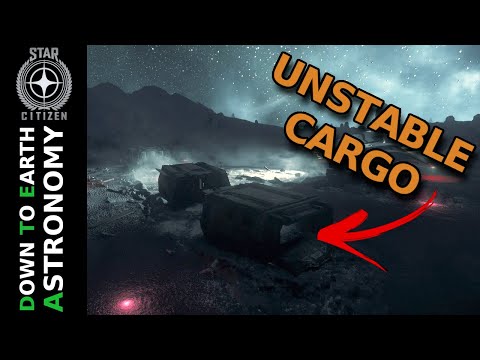 Salvaging Unstable Cargo from Crashed Caterpillar in Star Citizen
