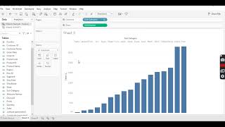 How to show Axis labels at top of Bar Chart in Tableau