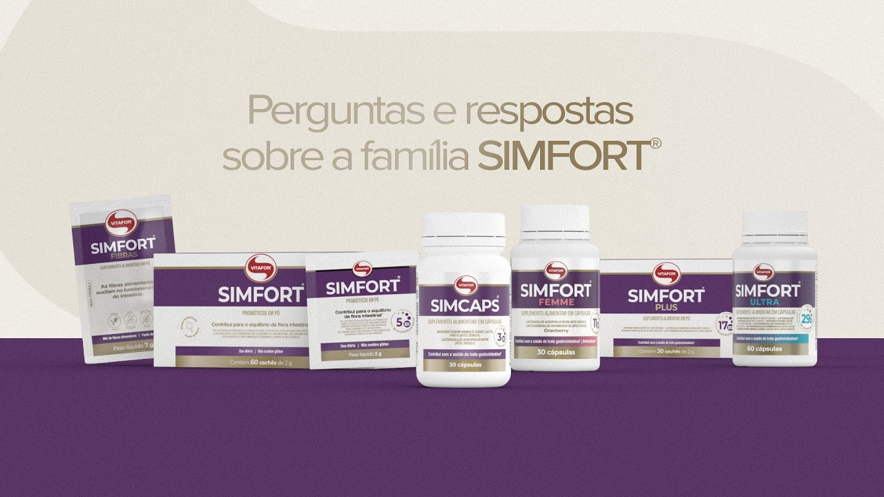 Miniatura da avaliação em vídeo de Simfort Fibras Vitafor 210g