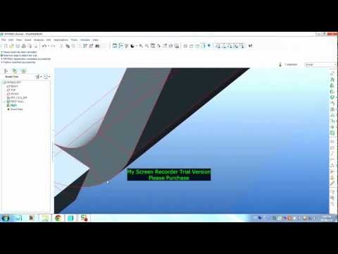 Pro e Flat sheetmetal