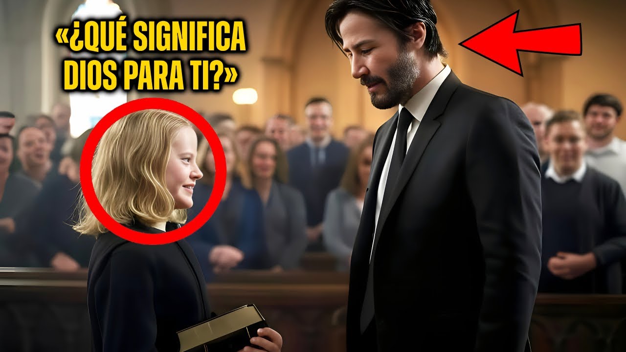 UNA NIÑA LE PREGUNTA A KEANU REEVES SOBRE DIOS: ¡SU RESPUESTA LA HACE LLORAR!