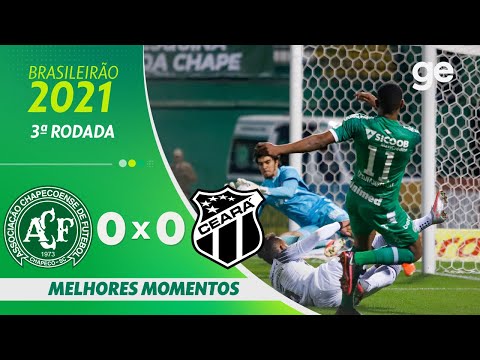Gols e lances de Chapecoense x Ceará