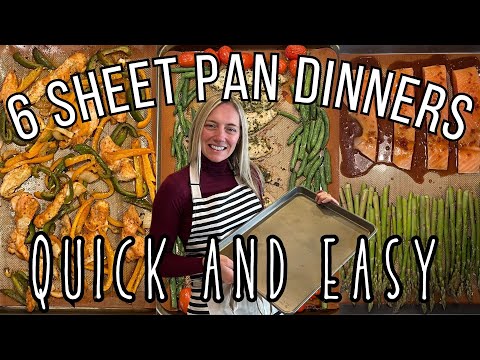 Affordable & Delicious EASY Sheet Pan Dinners | Healthy, Budget-Friendly Recipes | Molly Purcell
