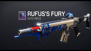 We have Rufus&#39;s Fury At Home …