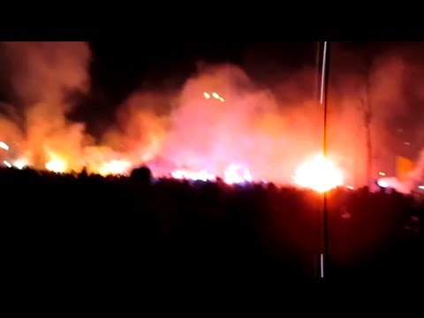 Amazing Pyroshow by Fenerbahce Fans - Fenerbahce vs. BATE Borisov - 21.02.2013 - Europa League