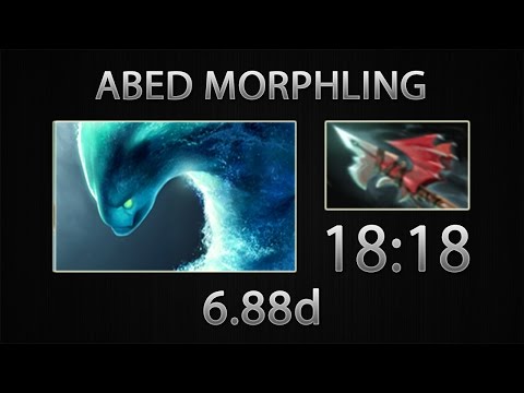Dota 2 Morphling Fast Farm - Abed - Hurricane Pike - 18:18 [6.88d]
