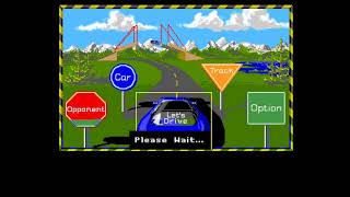 4D Sports Driving Gameplay | Commodore Amiga | No Commentary