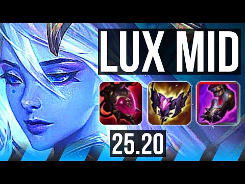 LUX vs AHRI (MID) | 9/1/10, Godlike | EUW Master | 25.20
