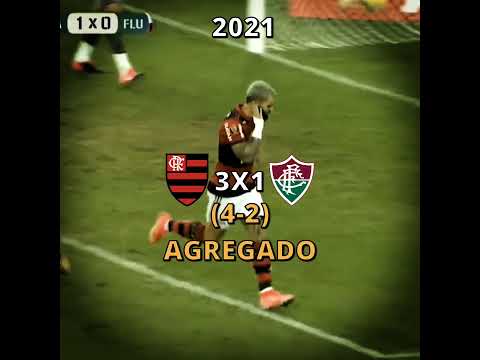 As últimas 5 finais do carioca: Flamengo X Fluminense #cariocão2025 #flamengo #fluminense