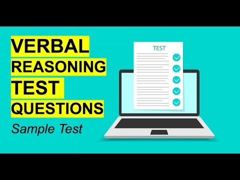 VERBAL REASONING TEST Questions & Answers! (Tips, Tricks and Questions!)