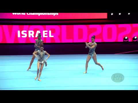 Israel (ISR) - 2022 Acrobatic Worlds, Baku (AZE) - Balance Qualification  Women's Group