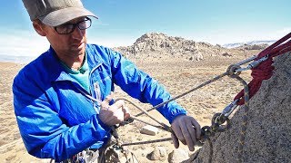 Traditional Climbing: 21. How to Escape the Belay Device—Off Your Harness | Climbing Tech Tips