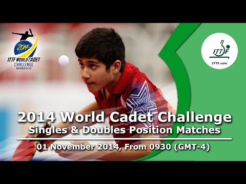 2014 ITTF World Cadet Challenge – Singles and Doubles Position Matches