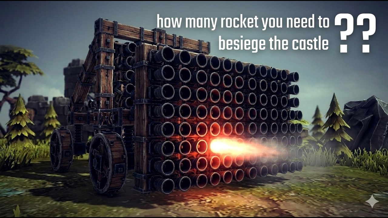 Source YouTube video thumbnail: This many rockets I need in Besiege EPISODE 1 | Besiege